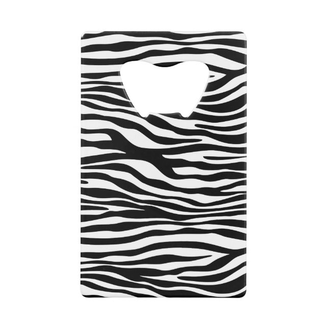 Zebra Print, Zebra Stripes, Black And White (Front)