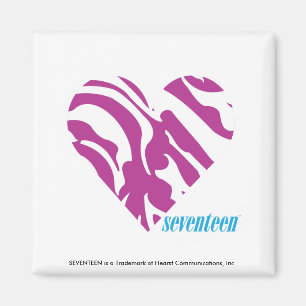 Zebra Purple 2 Magnet