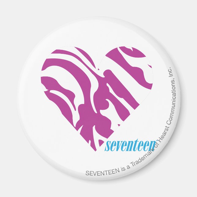 Zebra Purple 2 Magnet (Front)
