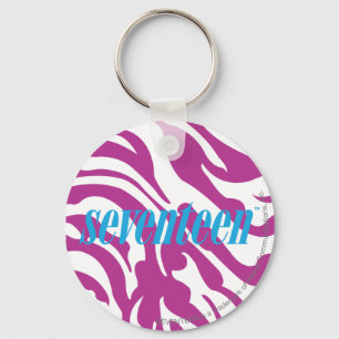 Zebra Purple Key Ring