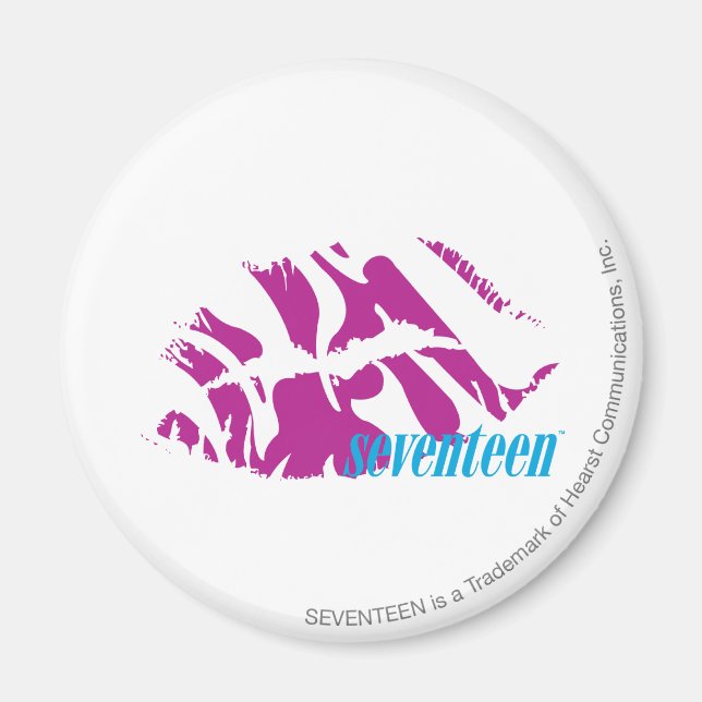 Zebra Purple Magnet (Front)