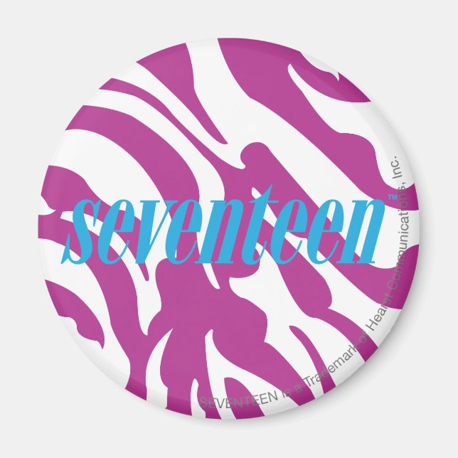 Zebra Purple Magnet (Front)