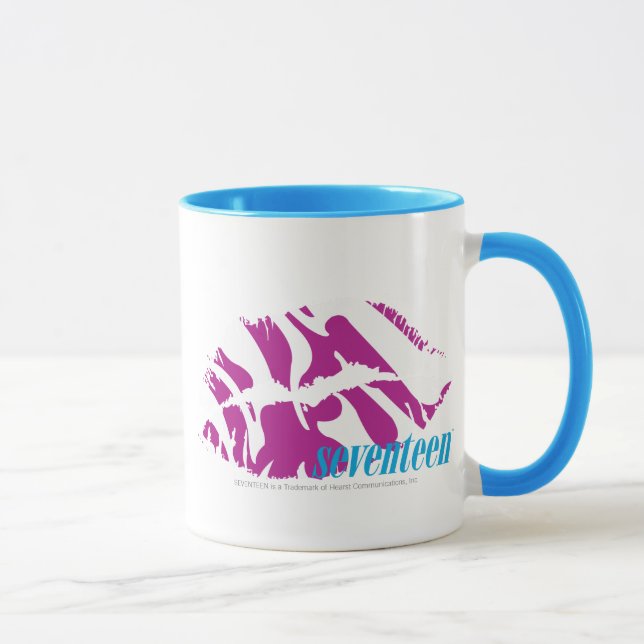Zebra Purple Mug (Right)