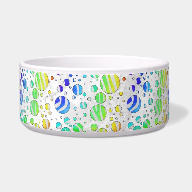 Zebra Rainbow and White Print (Right)