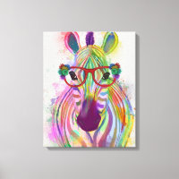 Zebra Rainbow Splash