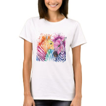 Zebra Rainbow T-Shirt