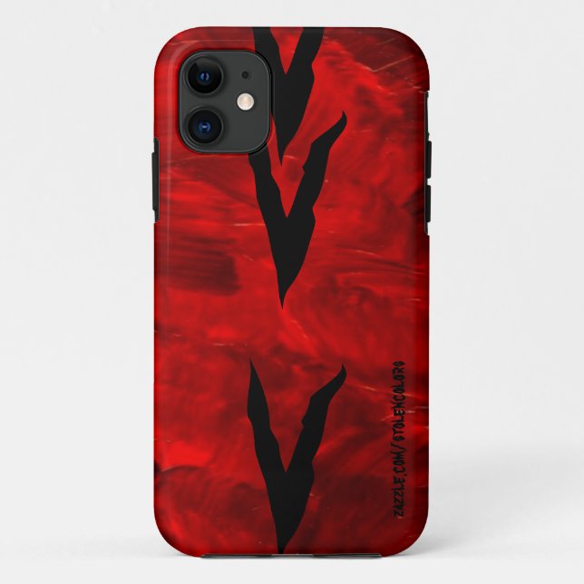 Zebra Red Iphone 5 Case-Mate iPhone Case (Back)