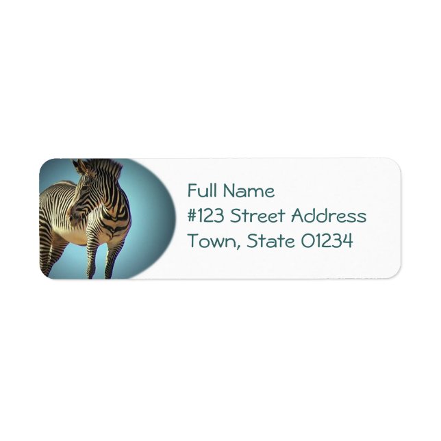 Zebra Return Address Label (Front)