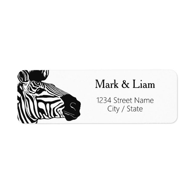Zebra Return Address Labels (Front)