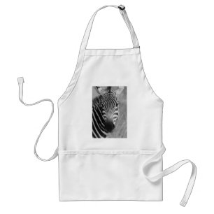 Zebra Safari Cute African Classy Stripes Standard Apron