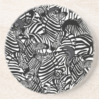 Zebra Sandstone Coaster 2