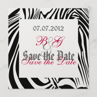 Zebra Save the Date
