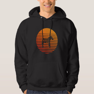 Zebra Shadow Silhouette In Front Of A Sun Hoodie