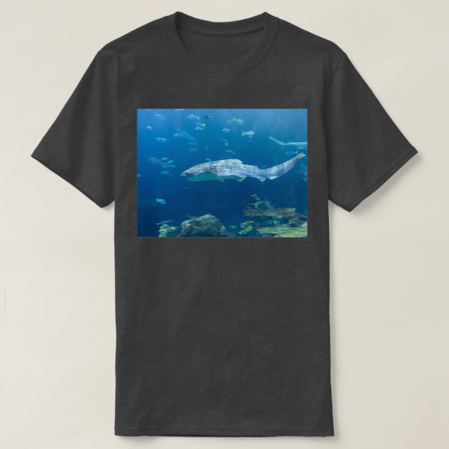 Zebra Shark T-Shirt (Design Front)