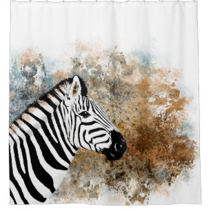 Zebra Shower Curtain