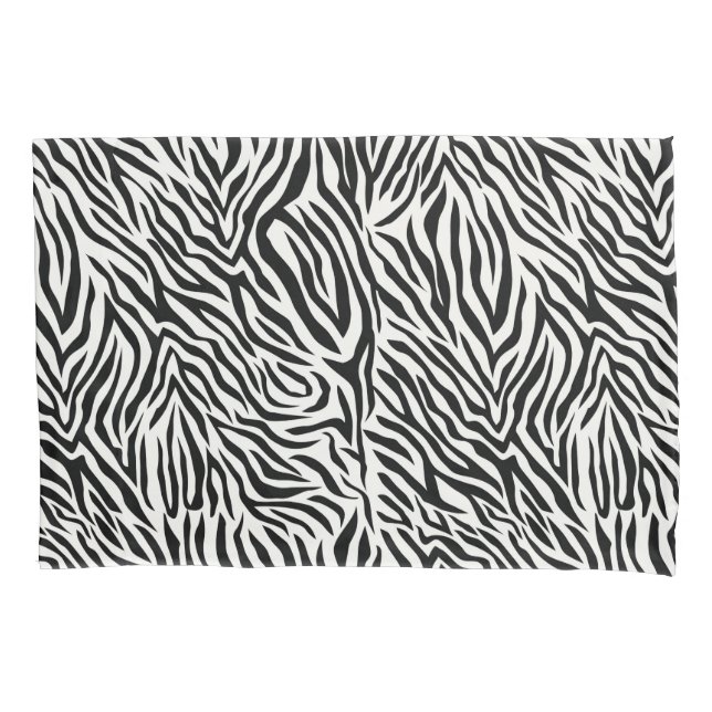 Zebra Single Standard Size Pillow Case (Front)
