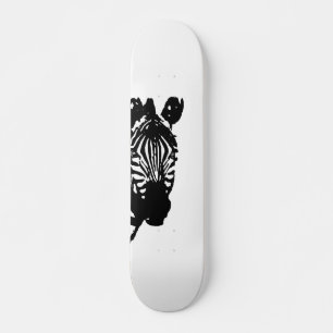 zebra skateboard