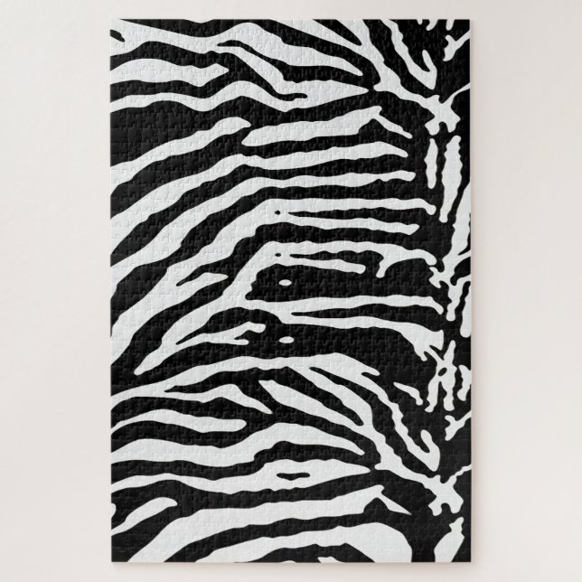 Zebra Skin Camouflage Pattern Jigsaw Puzzle (Vertical)