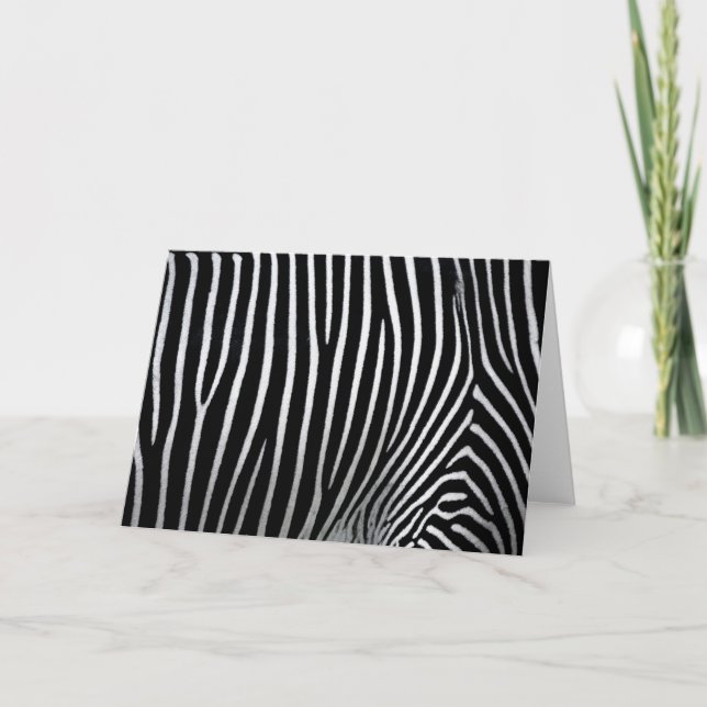 Zebra Skin Card (Front)