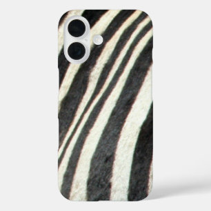 zebra skin iPhone 16 case