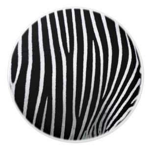 Zebra Skin Ceramic Knob