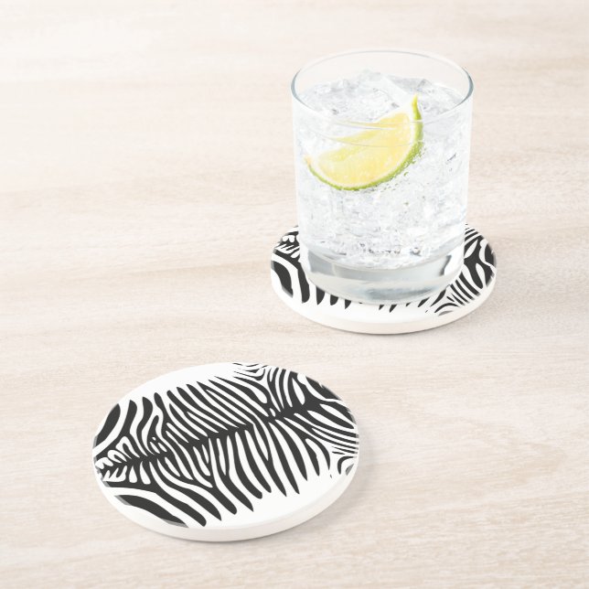 Zebra Skin Coaster (Side)
