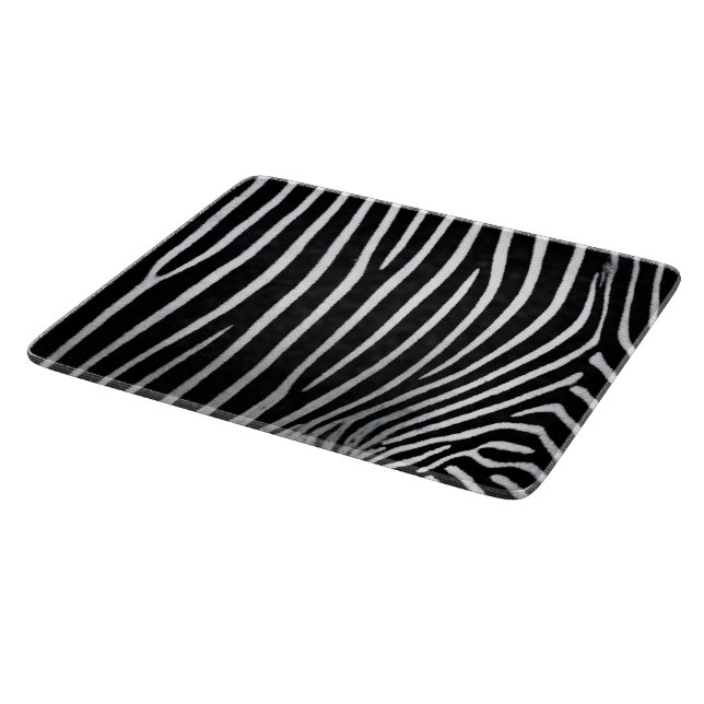 Zebra Skin Cutting Board (Corner)