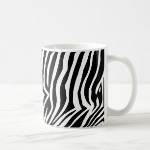 Zebra skin pattern coffee mug