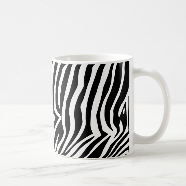 Zebra  skin pattern coffee mug (Right)