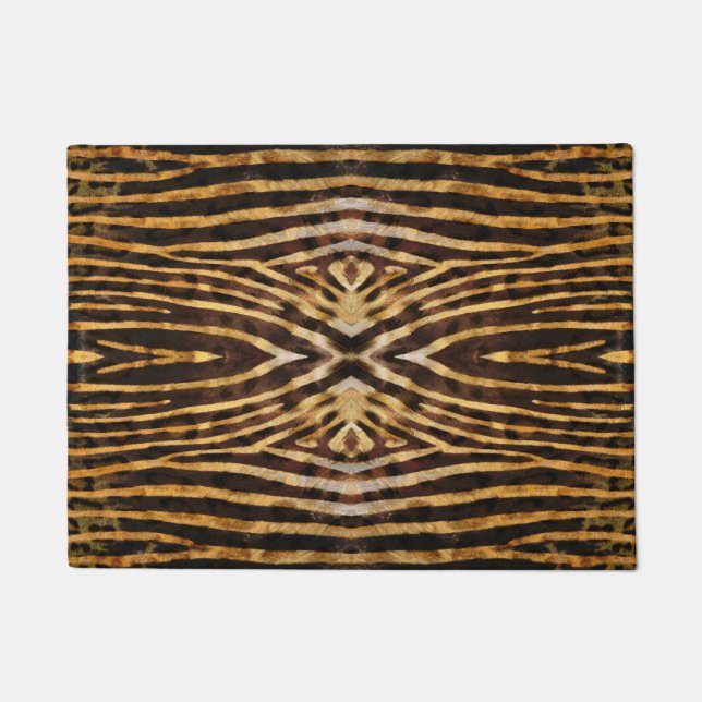 Zebra skin pattern doormat (Front)
