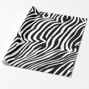 Zebra  skin pattern wrapping paper