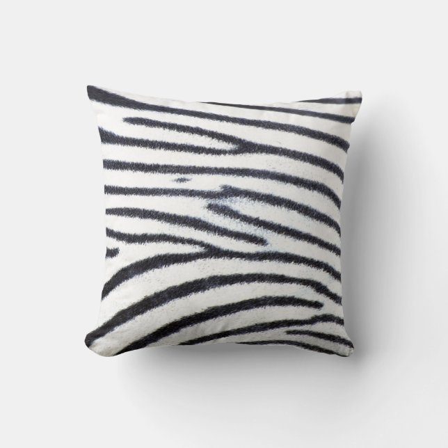 Zebra Skin Pillow (Front)