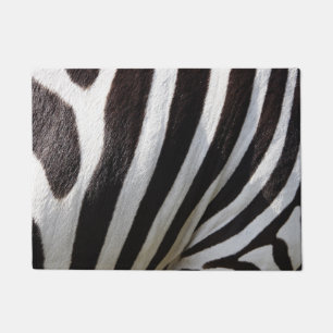 Zebra Skin Print Doormat