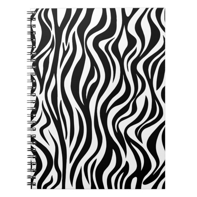 Zebra Skin Print Notebook (Front)