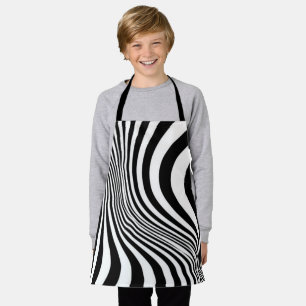 Zebra Skin Print Texture Pattern Apron