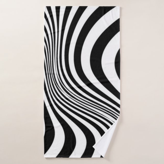Zebra Skin Print Texture Pattern Bath Towel (Bath Towel)
