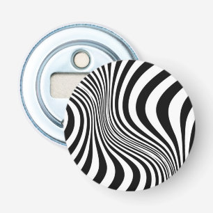 Zebra Skin Print Texture Pattern Bottle Opener