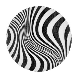 Zebra Skin Print Texture Pattern Cutting Board