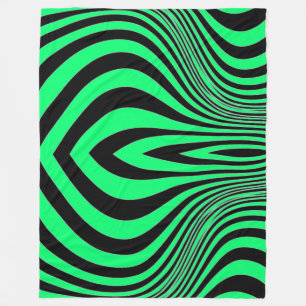 Zebra Skin Print Texture Pattern Fleece Blanket