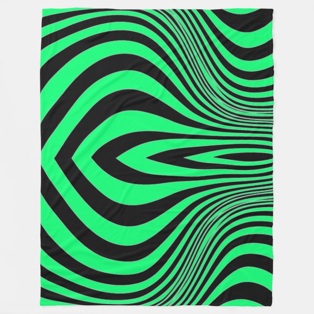 Zebra Skin Print Texture Pattern Fleece Blanket (Front)
