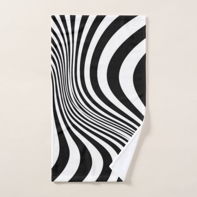 Zebra Skin Print Texture Pattern Hand Towel (Hand Towel)