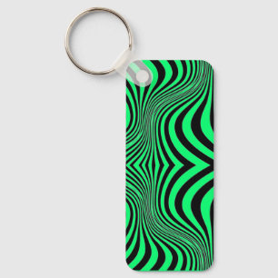 Zebra Skin Print Texture Pattern Key Ring