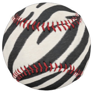 Zebra Skin Realistic Animal Print Exotic Species Softball
