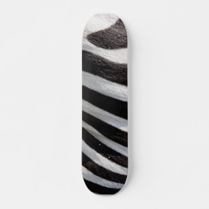 Zebra Skin Skateboard