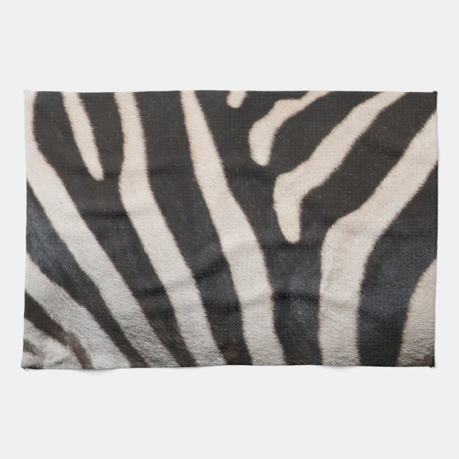 ZEBRA SKIN TEA TOWEL (Horizontal)