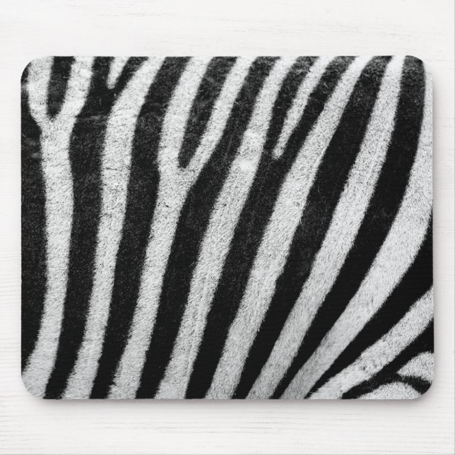 zebra skin texture mouse mat (Front)