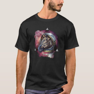 Zebra Space I Planets T-Shirt