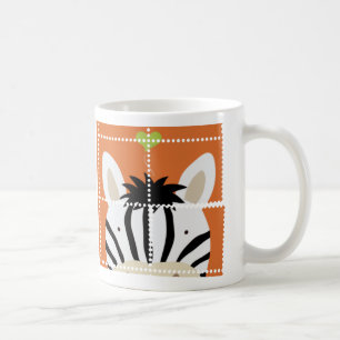 Zebra Stamp Coffee Mug