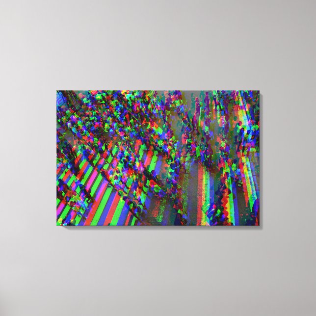 Zebra strip - Urban 0366 Canvas Print (Front)