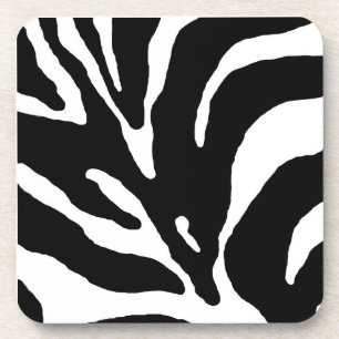 Zebra Stripe Animal Print Coaster